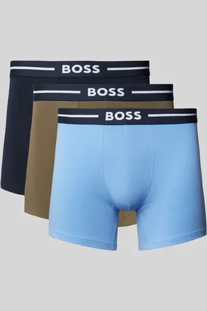 HUGO BOSS Trunks mit elastischem Logo-Bund im 3er-Pack in , Größe S