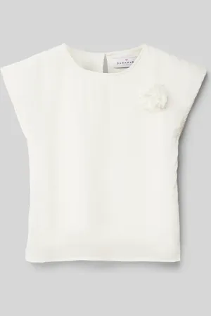 DANAMADE Regular Fit Blusentop mit Kappärmeln in , Größe 128