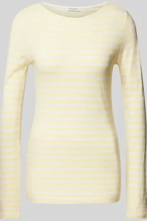 Marc O’ Polo Regular Fit Langarmshirt aus Baumwoll-Jersey mit Streifenmuster in , Größe XXL