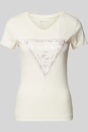 Guess T-Shirt mit Label-Print Modell 