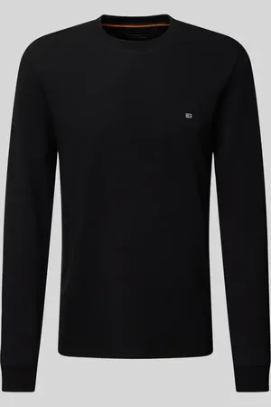 Christian Berg Longsleeve mit Label-Stitching in , Größe S