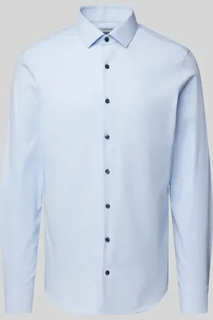 Olymp Slim Fit Businesshemd aus Baumwoll-Mix in , Größe 38