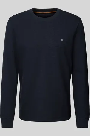 Christian Berg Longsleeve mit Label-Stitching in , Größe S