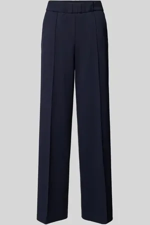 Brax Wide Leg Stoffhose mit fixierten Bügelfalten Modell 