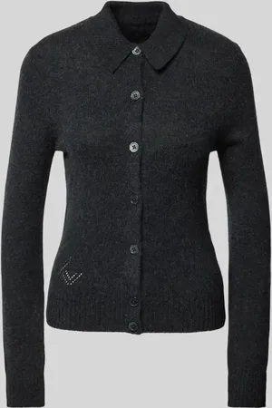 Zadig & Voltaire Strickjacke aus Kaschmir mit Umlegekragen Modell 