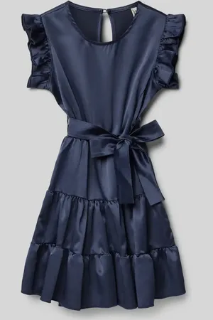 Blue Effect Kleid mit Bindegürtel in , Größe 152