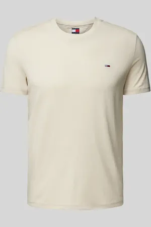 Tommy Hilfiger Slim Fit T-Shirt mit Logo-Stitching in , Größe M
