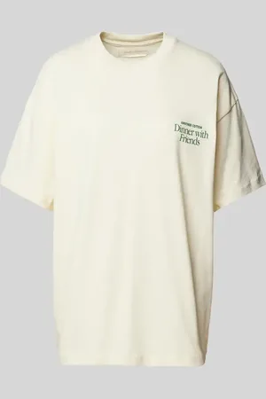 Another Cotton Lab Oversized T-Shirt mit Label-Print Modell 