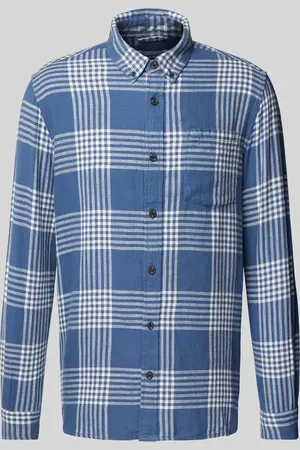 Knowledge Cotton Apparal Regular Fit Freizeithemd mit Button-Down-Kragen in , Größe S