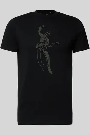 Karl Lagerfeld T-Shirt mit Strasssteinbesatz in , Größe S