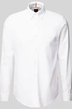HUGO BOSS Regular Fit Business-Hemd mit Button-Down-Kragen Modell 