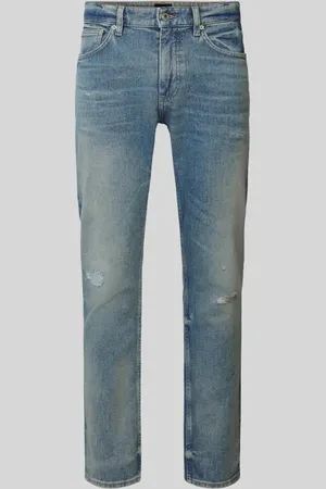 HUGO BOSS Slim Fit Jeans im Destroyed-Look Modell 