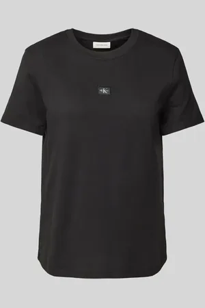 Calvin Klein Regular Fit T-Shirt mit Label-Print in , Größe XS
