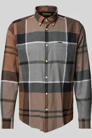 Barbour Tailored Fit Freizeithemd mit Button-Down-Kragen Modell 