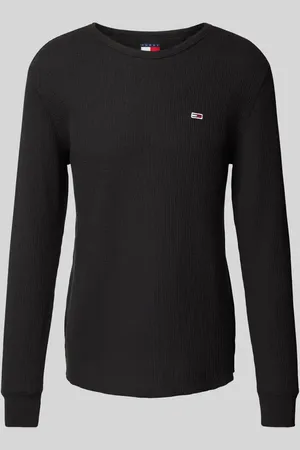 Tommy Hilfiger Slim Fit Longsleeve mit Label-Stitching in , Größe S
