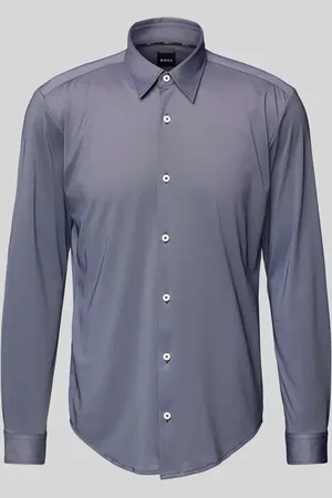 HUGO BOSS Slim Fit Business-Hemd mit Kentkragen Modell 