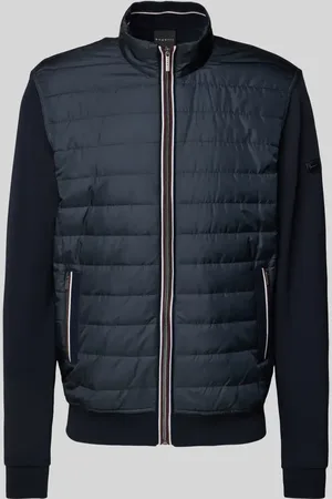 Bugatti Steppjacke mit Reißverschlusstaschen in , Größe XXL