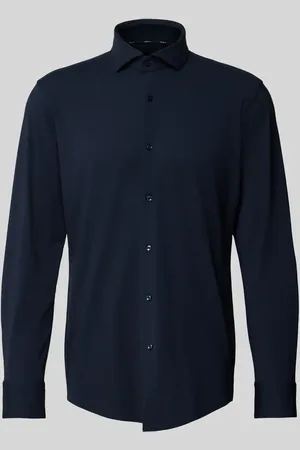 HUGO BOSS Slim Fit Business-Hemd mit Haifischkragen in , Größe 38