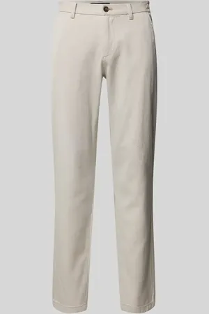 Marc O’ Polo Regular Fit Chino aus Baumwoll-Mix in feinem Two-Tone-Zickzack-Muster Modell 