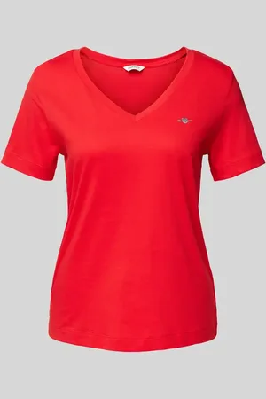 GANT Regular Fit T-Shirt mit Label-Stitching in , Größe S