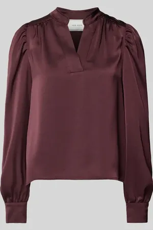 Neo Noir Regular Fit Bluse mit V-Ausschnitt Modell 