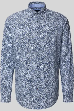 Christian Berg Regular Fit Freizeithemd mit Under-Button-Down-Kragen in , Größe S