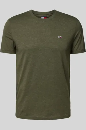 Tommy Hilfiger Slim Fit T-Shirt mit Logo-Stitching in , Größe XS