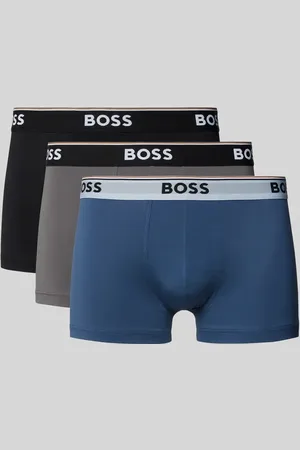 HUGO BOSS Regular Fit Trunks mit Baumwollanteil im 3er-Pack in , Größe S