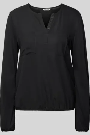 TOM TAILOR Loose Fit Blusenshirt mit aufgesetzten Brusttaschen und Tunika-Kragen in , Größe XS