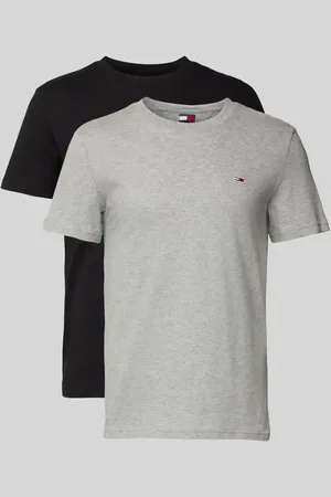 Tommy Hilfiger Slim Fit T-Shirt mit Logo-Stitching im 2er-Pack in , Größe XS
