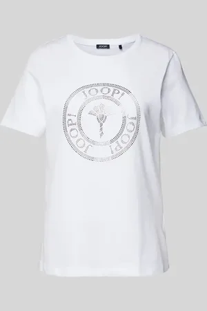 JOOP! T-Shirt mit Strasssteinbesatz in , Größe 34