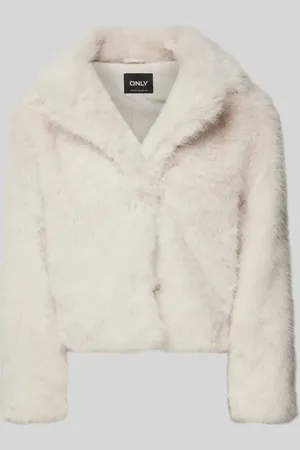 ONLY Cropped Jacke mit Kunstfell Modell 