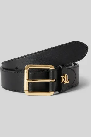 Ralph Lauren Ledergürtel mit Label-Applikation Modell 