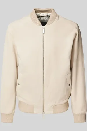 SELECTED Regular Fit Bomberjacke aus echtem Ziegenleder Modell 