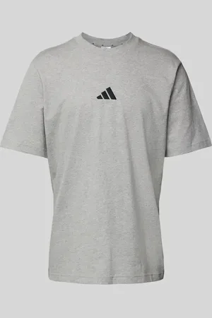 adidas T-Shirt mit Label-Stitching in , Größe S