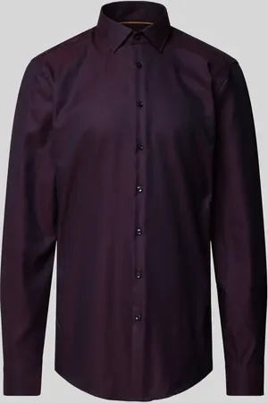 Jake*s Slim Fit Businesshemd in Premiumqualität mit extra langem Arm in , Größe 37/38
