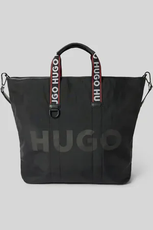 HUGO BOSS Tote Bag mit Label-Print Modell 