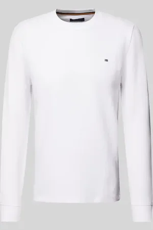 Christian Berg Longsleeve mit Label-Stitching in , Größe XL