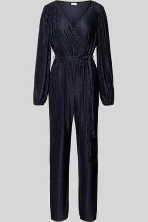 VILA Regular Fit Jumpsuit in Wickel-Optik 