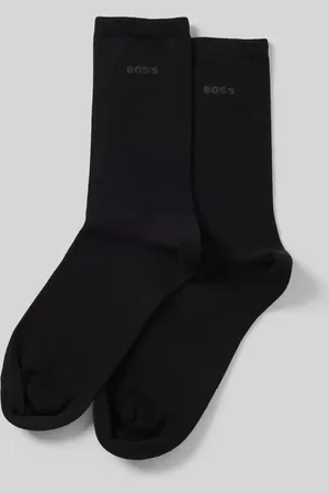 HUGO BOSS Socken mit Label-Print im 2er-Pack in , Größe 35-38