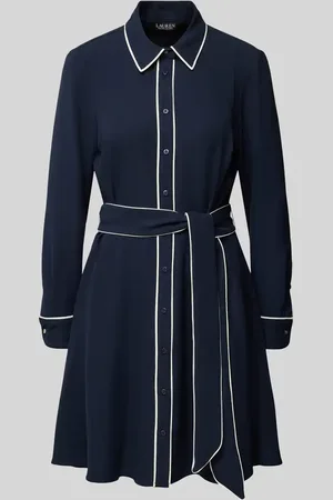 Ralph Lauren Knielanges Kleid mit Knopfleiste in , Größe 42