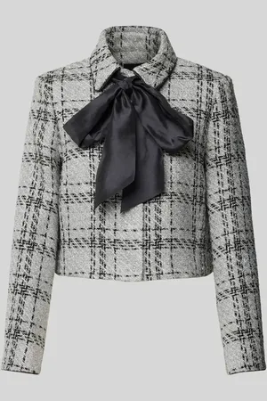 Marc Cain Cropped Blazer mit Schleifen-Detail in , Größe 42