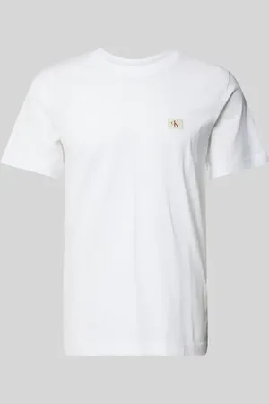Calvin Klein T-Shirt mit Label-Badge in , Größe XL