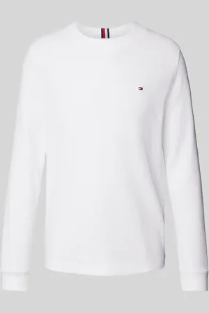 Tommy Hilfiger Regular Fit Langarmshirt mit Baumwoll-Anteil in , Größe M