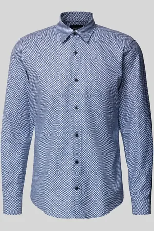 JOOP! Slim Fit Freizeithemd mit Kentkragen Modell 