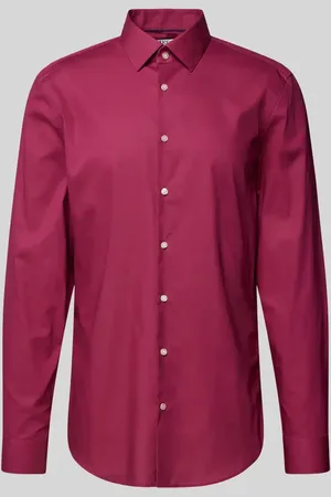 Jake*s Slim Fit Business-Hemd mit Knopfleiste in , Größe 41/42