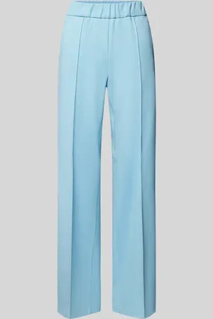 Brax Wide Leg Stoffhose mit fixierten Bügelfalten Modell 