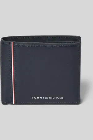Tommy Hilfiger Lederportemonnaie mit Label-Print in , Größe 1