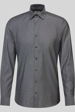 Olymp Slim Fit Businesshemd aus Baumwoll-Mix in , Größe 38