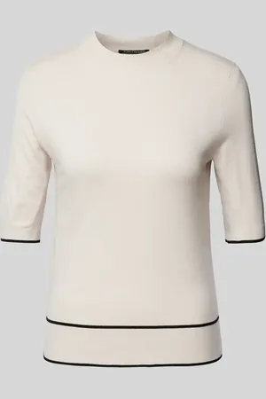 Luisa Cerano T-Shirt mit Ziernähten in , Größe 34